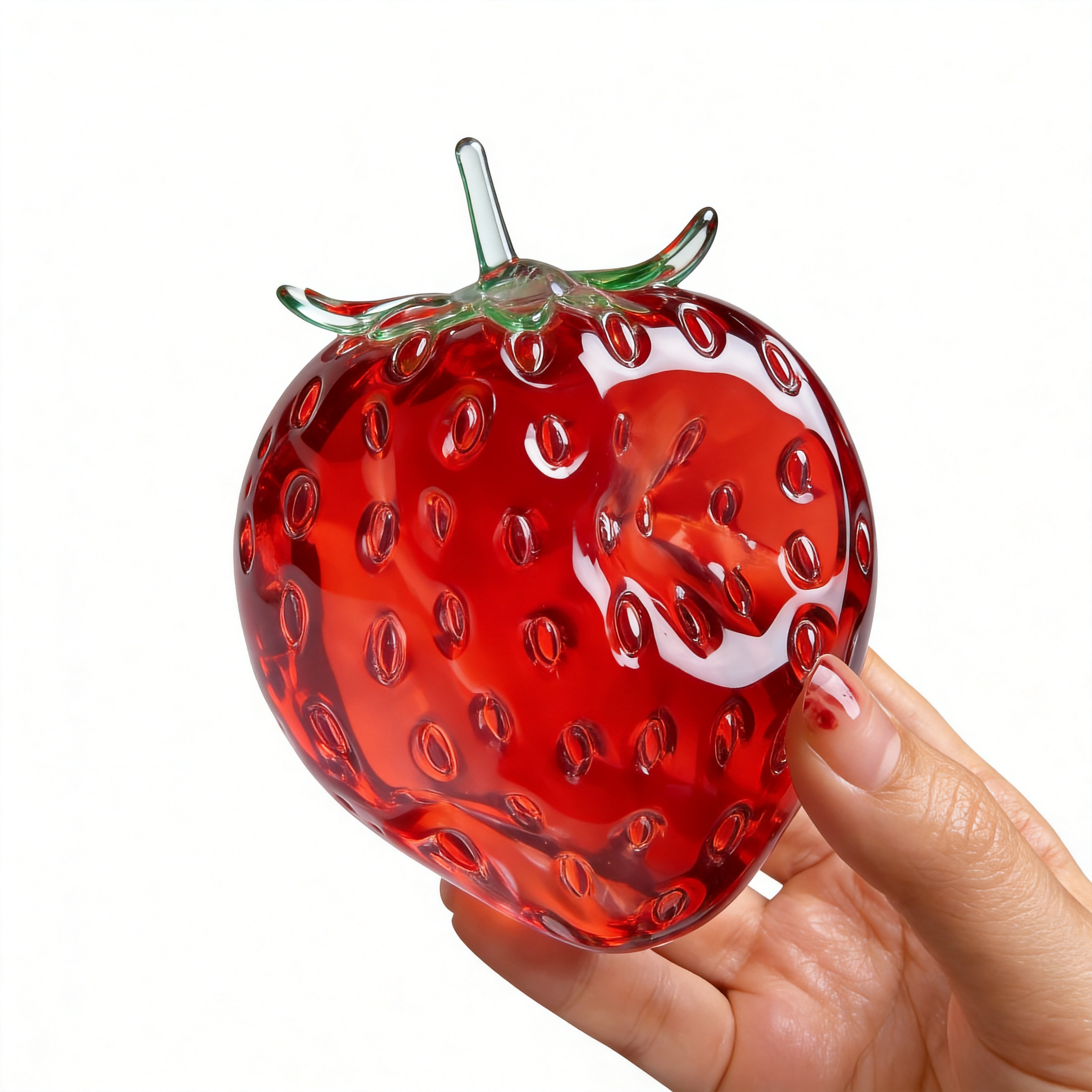 7cm Vaseline-Filled Strawberry Squishy, Moldable Non-Rebound Soft Anxiety Relief Toy, Adult Home &amp; Festive Party Bag Gifts, Squeezies Party Gifts