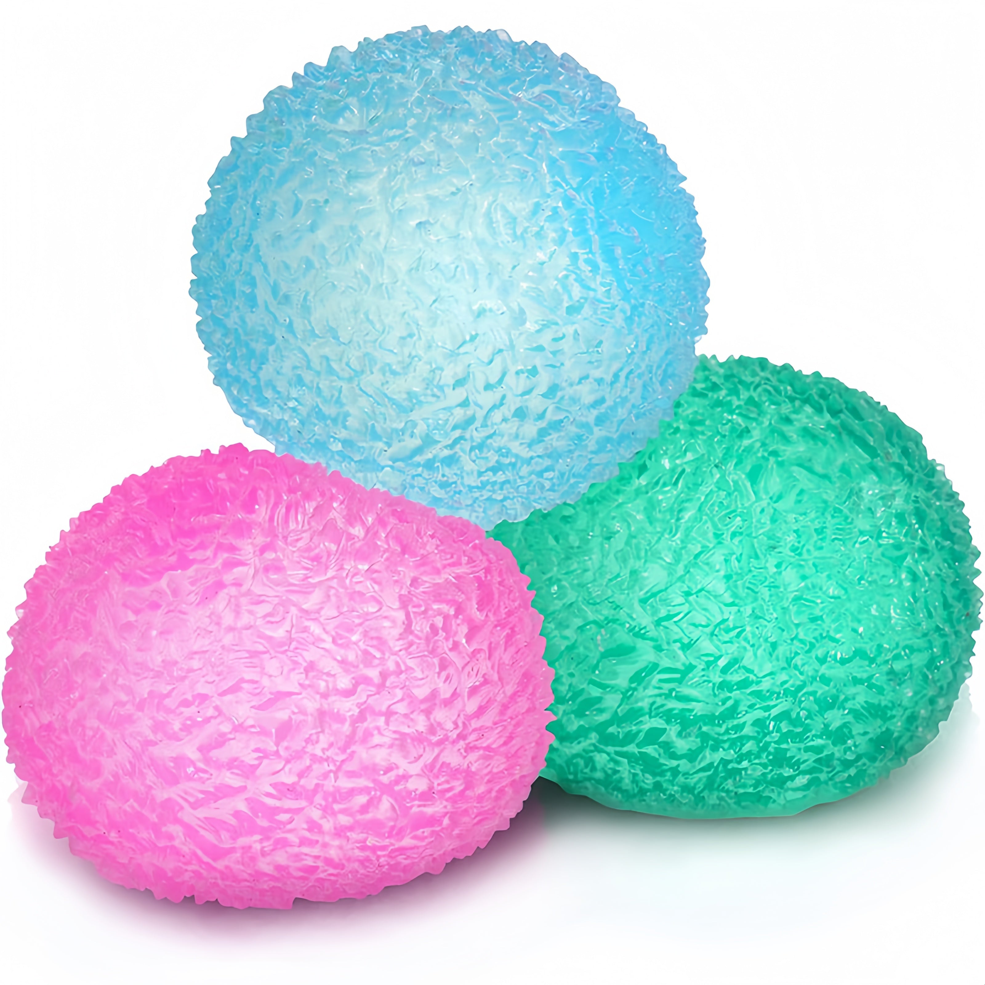Squishy Crystal Stress Relief Ball – Soft Slow-Rising Sensory Toy for Desk, Home & Office | Cute Pastel Color Squeeze Ball for Anxiety Relief and Relaxation