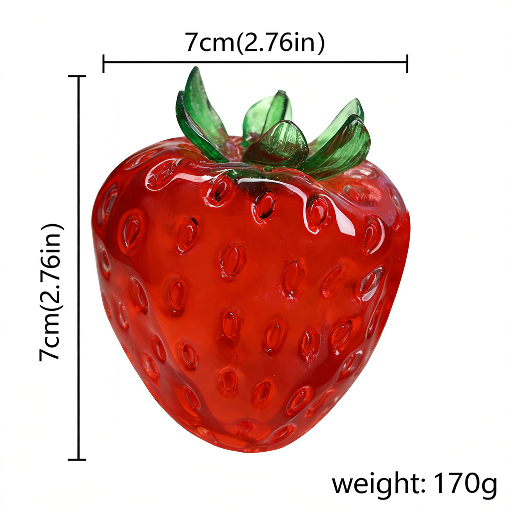 7cm Vaseline-Filled Strawberry Squishy, Moldable Non-Rebound Soft Anxiety Relief Toy, Adult Home &amp; Festive Party Bag Gifts, Squeezies Party Gifts