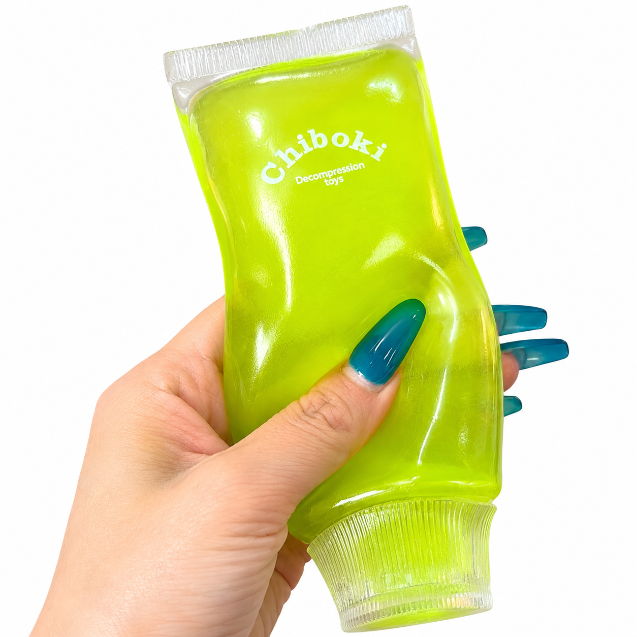 Chiboki Toothpaste Squishy - Ultra-Soft Thin Skin, Moldable Stress Relief Squeeze,Soft Squeeze Stress Relief Desktop Ornament for Adults, Portable Office Decompression Decor, Ideal Party Favor & Holiday Gift