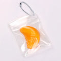 10 Pcs Realistic Orange Segment Squishy - Maltose Filled TPR Fidget Toy | Cute Fruit Stress Ball