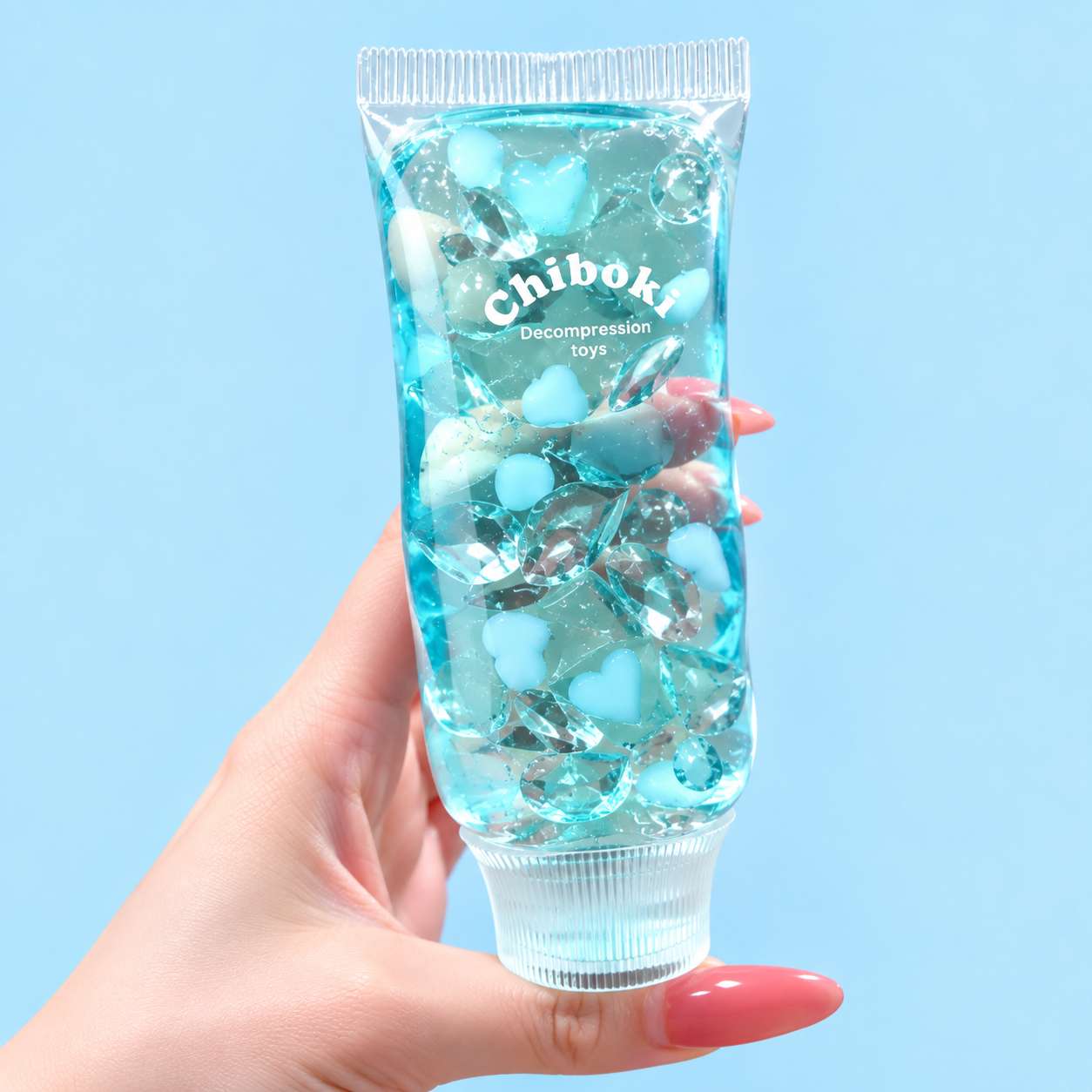 Chiboki toothpaste squishy, Faux Gem Squeeze Tube Desk Decor, Fighet toys  stressrelief Adult Daily & Office Stress Relief Ornament, Premium Gift Choice