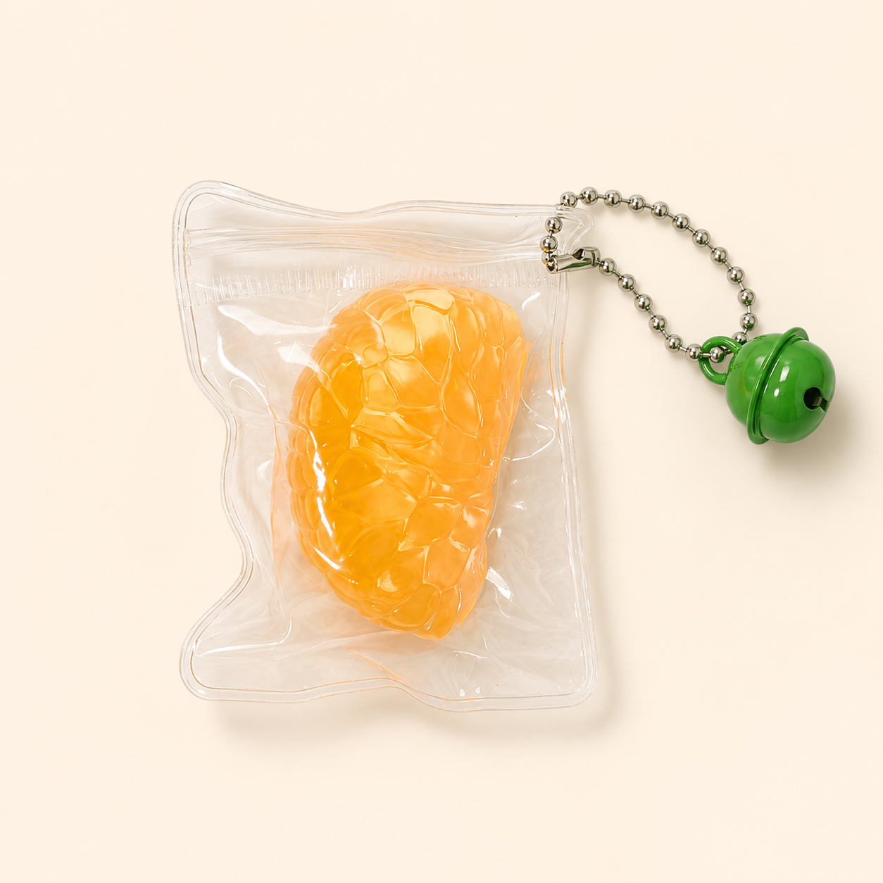 5Pcs Mandarin Orange Slice Squeeze Set - Mini Portable Stress