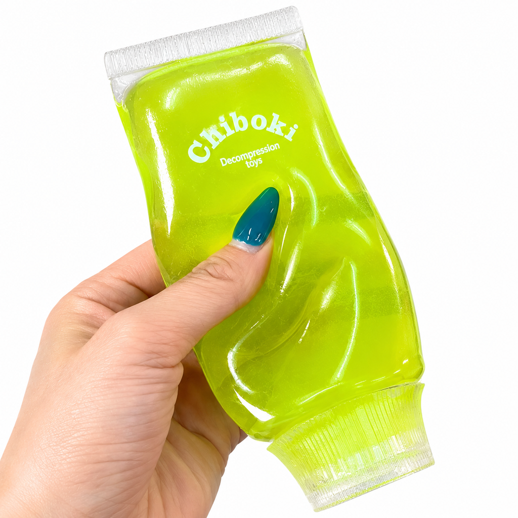 Chiboki Toothpaste Squishy - Ultra-Soft Thin Skin, Moldable Stress Relief Squeeze,Soft Squeeze Stress Relief Desktop Ornament for Adults, Portable Office Decompression Decor, Ideal Party Favor & Holiday Gift