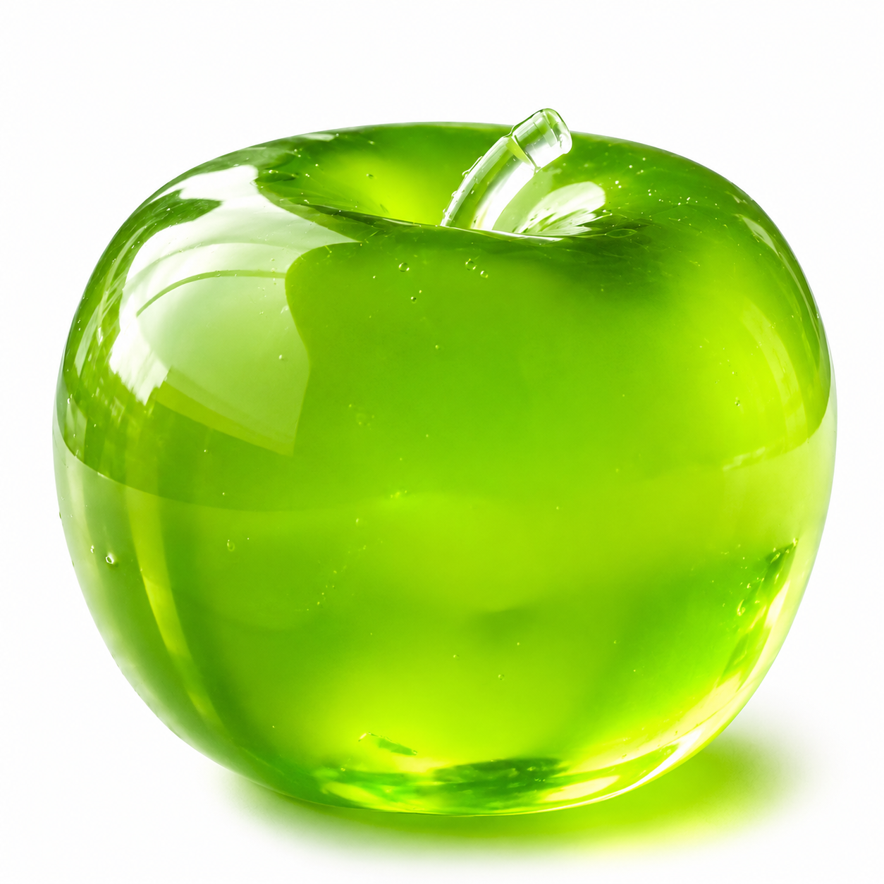 6cm Vaseline Filled Apple & Strawberry Squishy - Moldable Non-Rebound Stress Relief Squeeze Stressball for Party Gifts