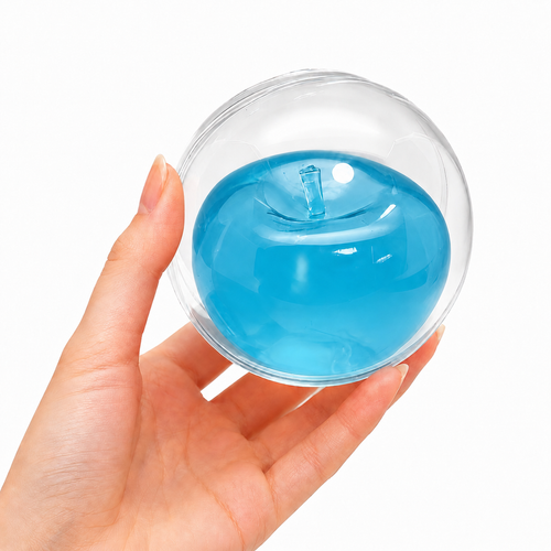 8cm Apple Vaseline Squishy - Non-Rebound Stress Relief Toy | Cute Christmas/Easter Gift Glossy Apple Squishy Ball | Soft Moldable Non-Rebound Stress Relief Gift for Friends & Family