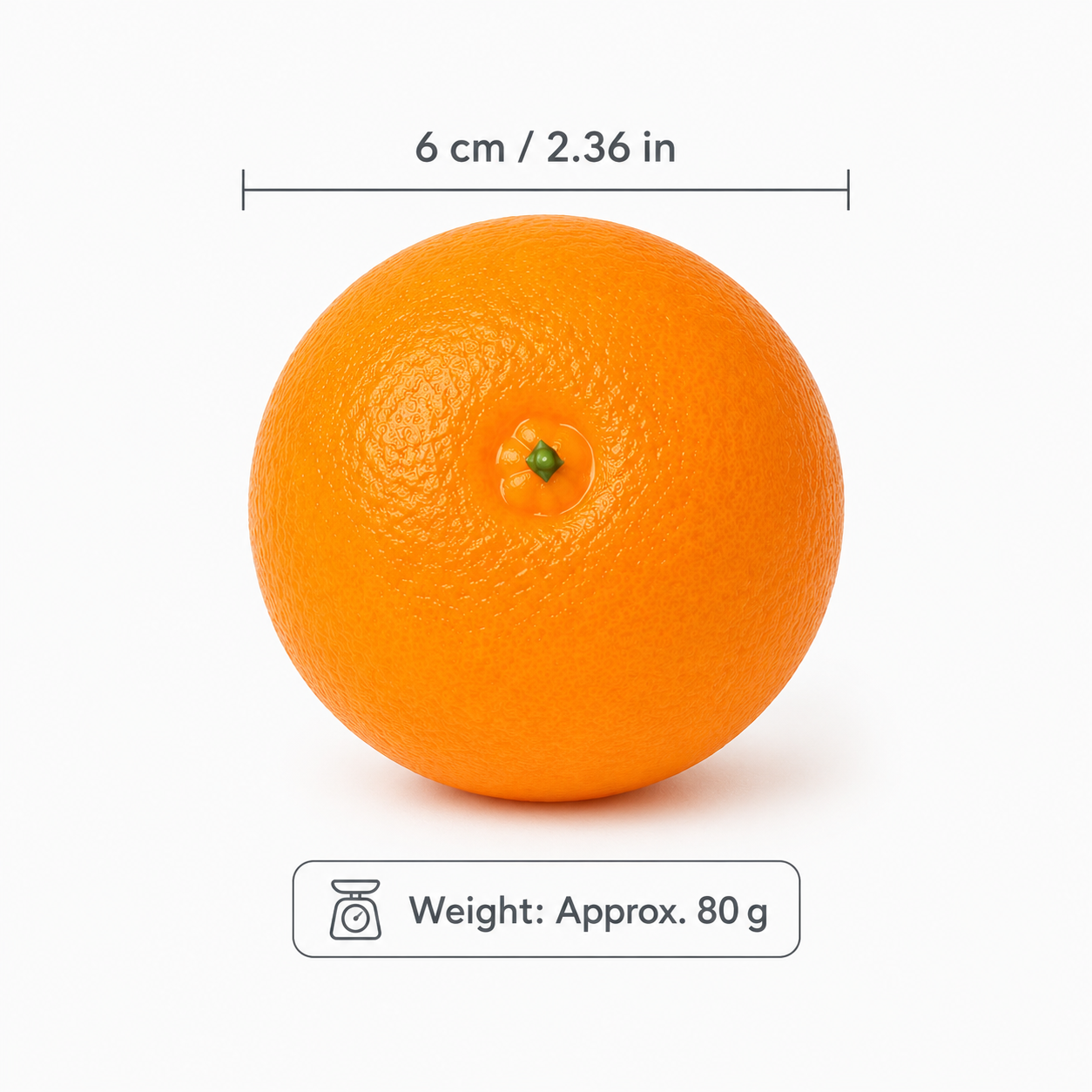 Crunchy Squishy - Orange Crunchy Squishy - ASMR Crunchy Office Stress Relief Desk Ornament, Adult Sensory Squeeze Gift, Firm Texture for Medium & Strong Grip