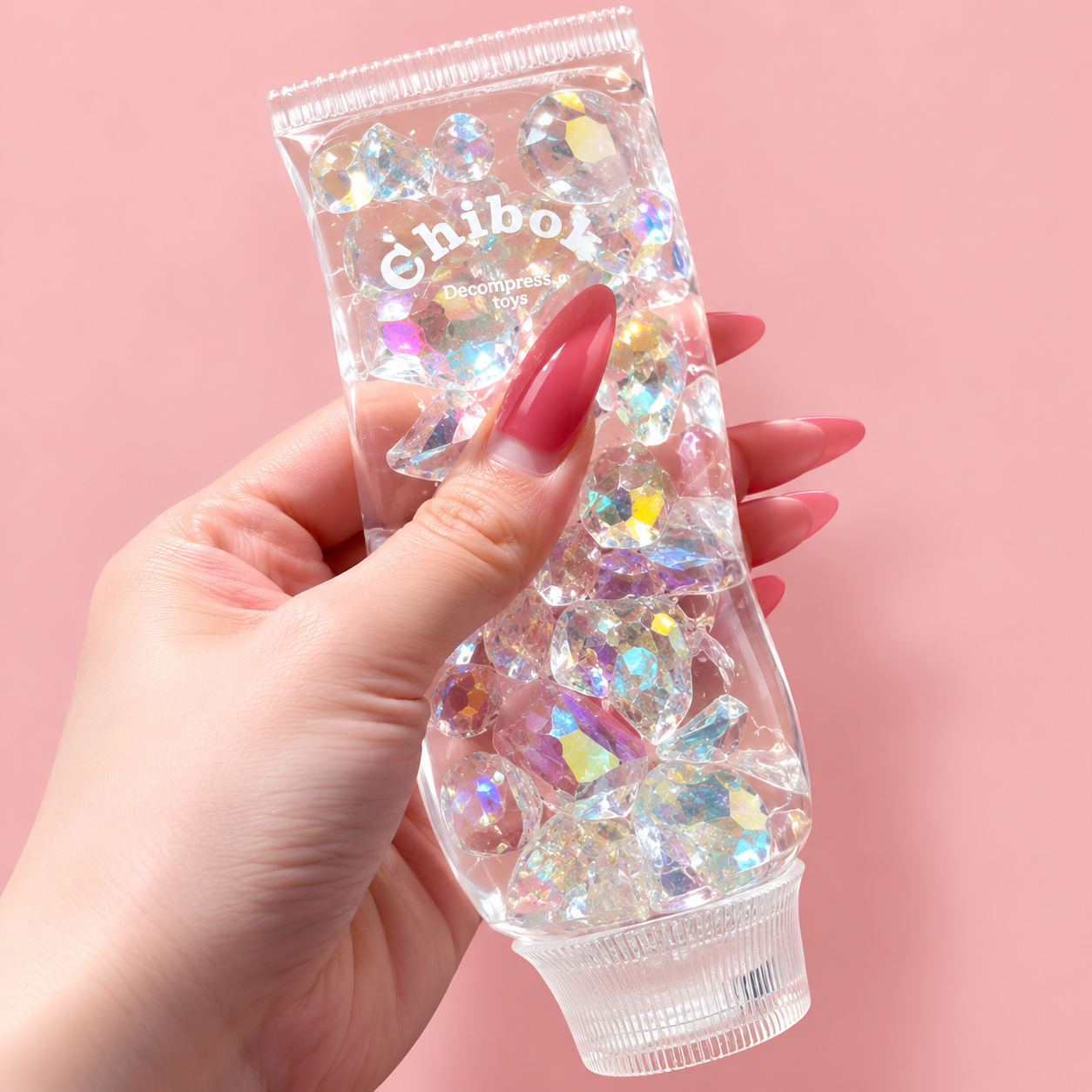 Chiboki toothpaste squishy, Faux Gem Squeeze Tube Desk Decor, Fighet toys  stressrelief Adult Daily & Office Stress Relief Ornament, Premium Gift Choice