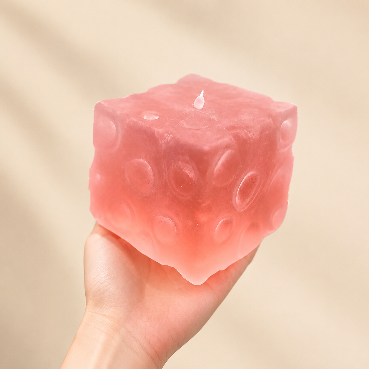 Chiboki Squishy, Chiboki Cheese Squishy, Matte Large Cheese Squeeze - Petroleum Jelly Filled Moldable Non-Rebound Stress Relief, Full-Size Office Desk Decor & Adult Gift