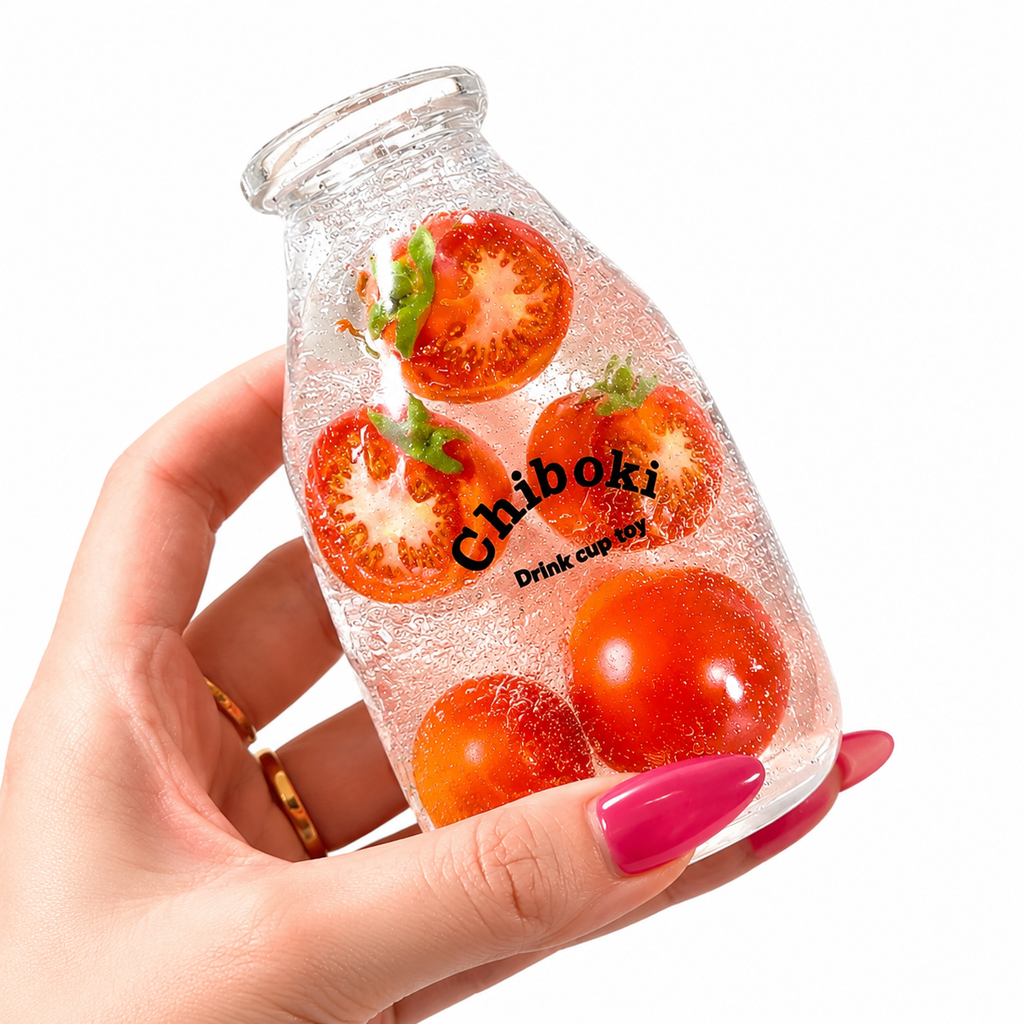 Chiboki Squishy, Drink Bottle Squishy - Moldable Non-Rebound Stress Relief Ornament, Cute Desk Decor & Adult Gift