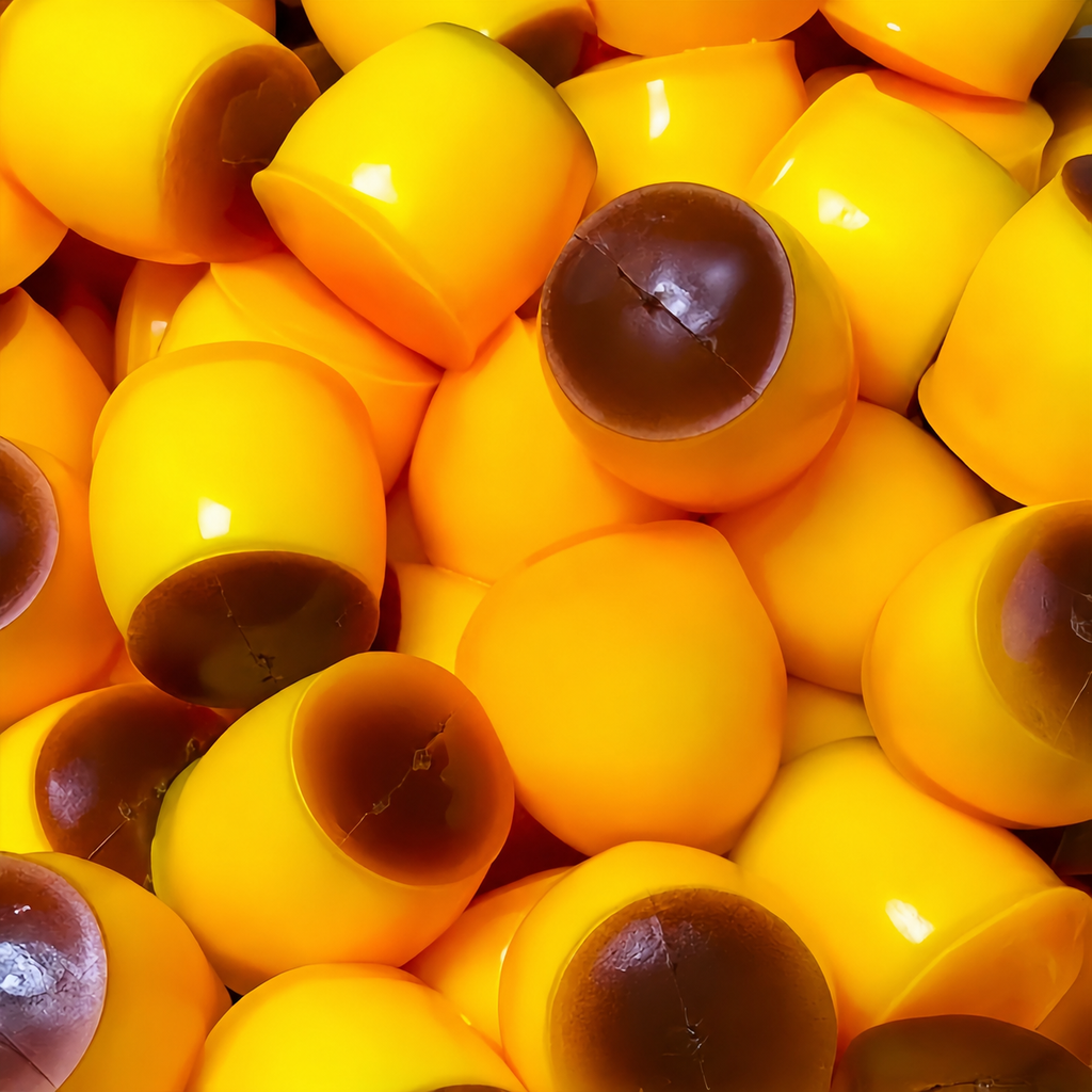 Crunchy squishy - Caramel Pudding Squeeze - ASMR Crunchy Office Stress Relief Desk Ornament, Adult Sensory Squeeze Gift, Firm Texture for Medium & Strong Grip