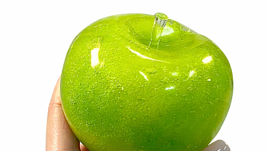 Chiboki Slushie Green Apple Squishy - Moldable Non-Rebound Crunchy Fidget Toy | Perfect for Medium Grip Strength