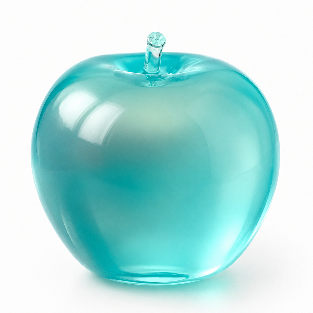 6cm Vaseline Filled Apple & Strawberry Squishy - Moldable Non-Rebound Stress Relief Squeeze Stressball for Party Gifts