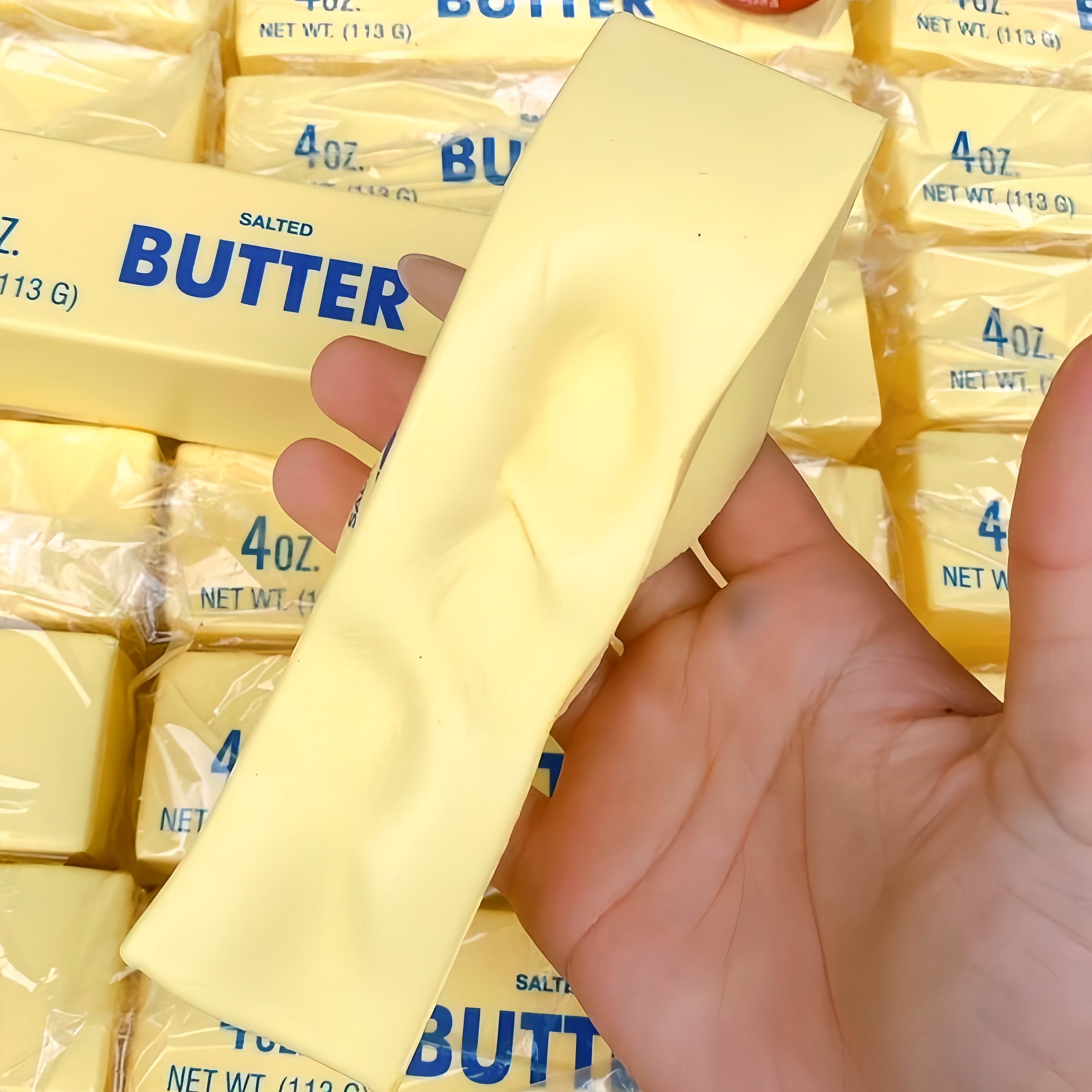 Butter Stick Squishy Toy, Soft Slow Rebound Stress Relief Toy for Relaxation and Anxiety Relief, 14cm Cute Fidget Toy, Kawaii Squishies