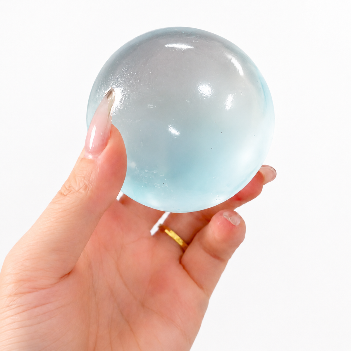 Clear Maltose Squishy -Slow Rebound Fidget Toy | Moldable Stress Ball Clear maltose squishy | Super Soft Slow Rebound Fidget Toy stressreleif