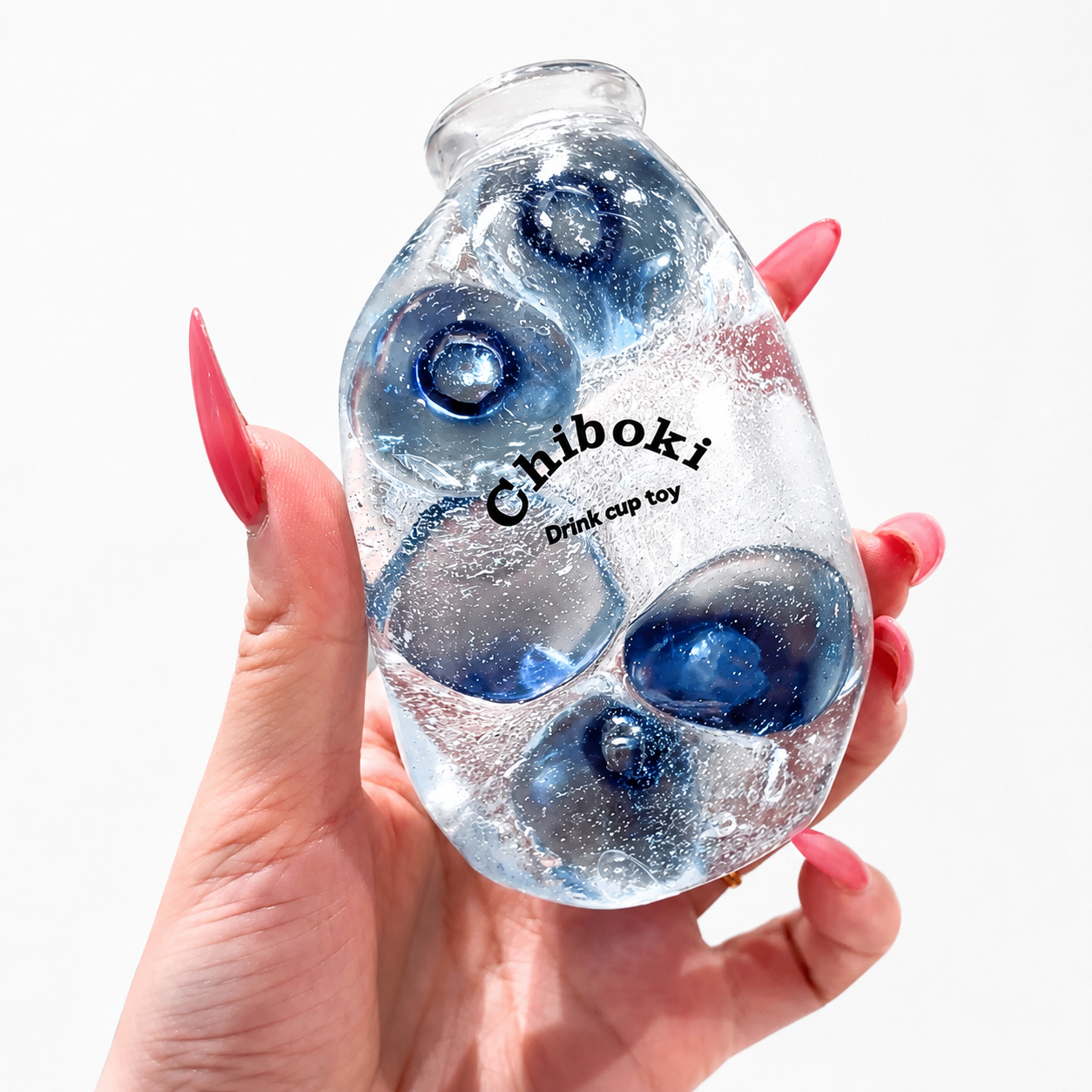 Chiboki Squishy, Drink Bottle Squishy - Moldable Non-Rebound Stress Relief Ornament, Cute Desk Decor & Adult Gift