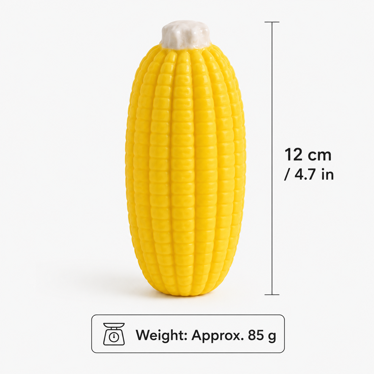 Crunchy squishy - Crispy Corn Squeeze - ASMR Crunchy Office Stress Relief Desk Decor, Adult Sensory Squeeze Gift, Firm Texture for Medium & Strong Grip