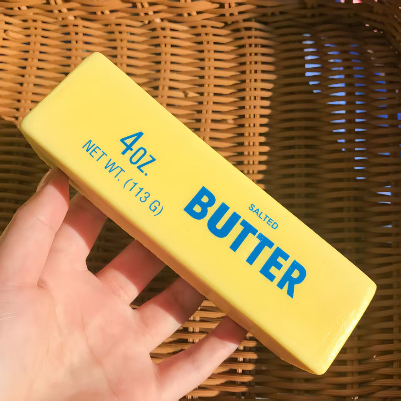 Butter Stick Squishy Toy, Soft Slow Rebound Stress Relief Toy for Relaxation and Anxiety Relief, 14cm Cute Fidget Toy, Kawaii Squishies