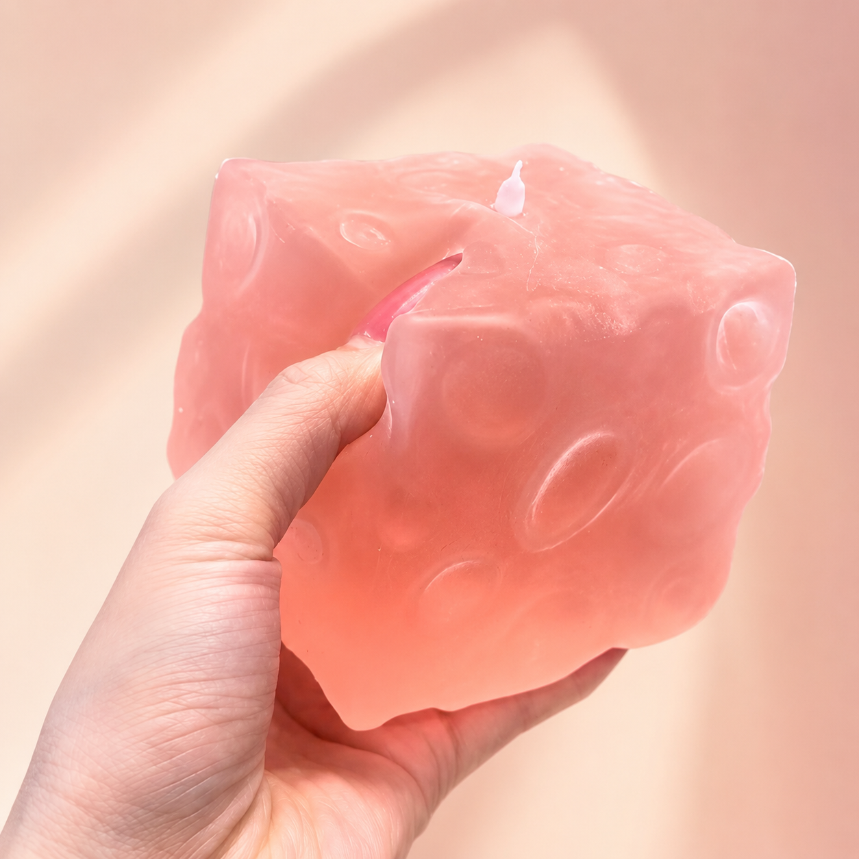 Chiboki-Squishy, Chiboki-Käse-Squishy, matter großer Käse zum Quetschen – mit Vaseline gefüllter, formbarer, nicht zurückfedernder Stressabbau, Schreibtischdeko in voller Größe und Geschenk für Erwachsene